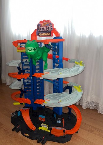 Dinozorlu Oyun Parkuru hot wheels t-rex garaj / ultimate garage - Görsel 3