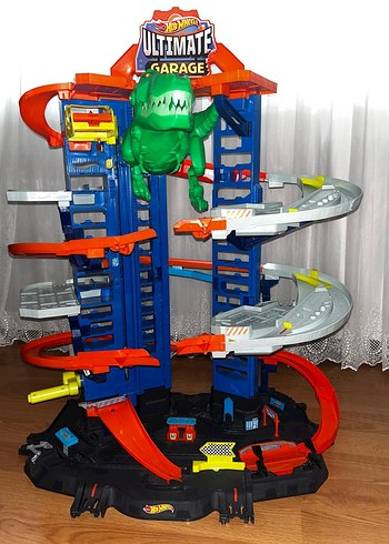 Dinozorlu Oyun Parkuru hot wheels t-rex garaj / ultimate garage - Görsel 6