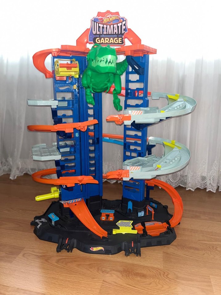 Dinozorlu Oyun Parkuru hot wheels t-rex garaj / ultimate garage - Görsel 5