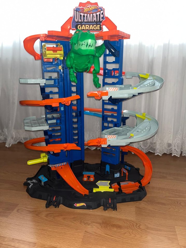 Dinozorlu Oyun Parkuru hot wheels t-rex garaj / ultimate garage - Görsel 4