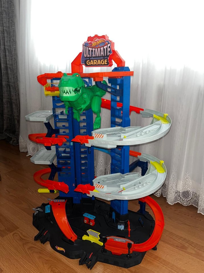 Dinozorlu Oyun Parkuru hot wheels t-rex garaj / ultimate garage - Görsel 2