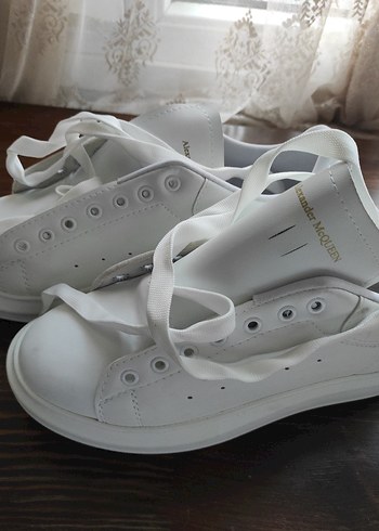 Beyaz Bağcıklı erkek Spor Ayakkabı - Görsel 2