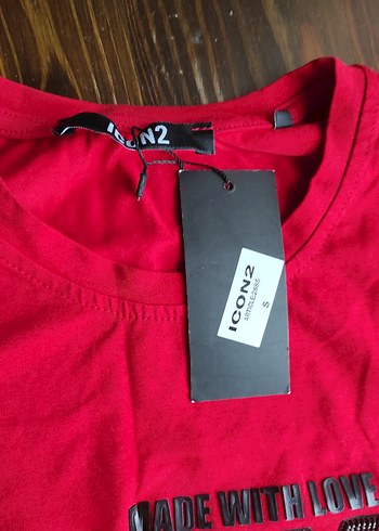 Kırmızı Street Wear  Tişört - Görsel 2