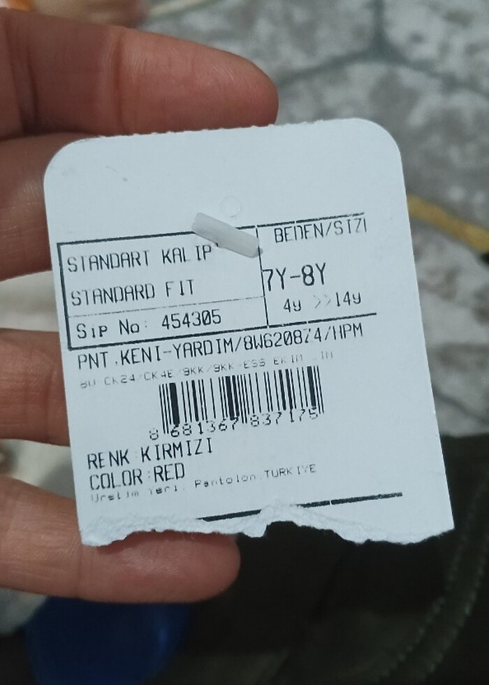 Kız çocuk pantalon  - Görsel 2