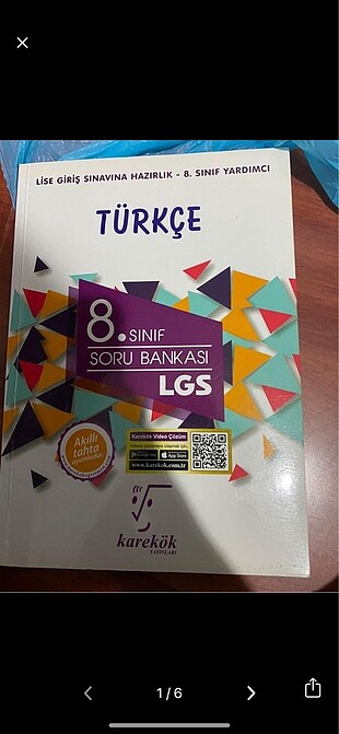 Karekök yayınları 8.sınıf lgs Türkçe soru bankası