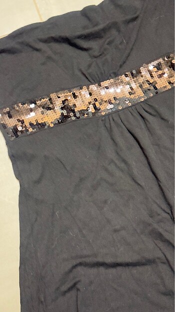 Zara Pullu straplez yeni bluz mim marka