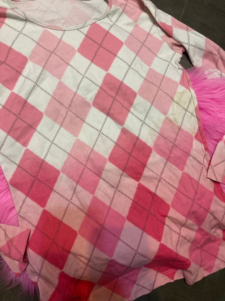 Pembe Uzun Kollu T-shirt - Görsel 3