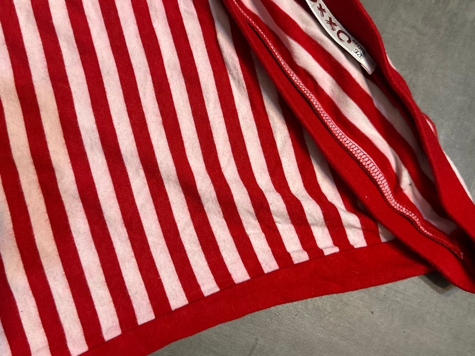 Kırmızı Çizgili oxxo bluz - Görsel 3