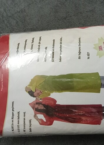 Tek kullanımlık yağmurluk