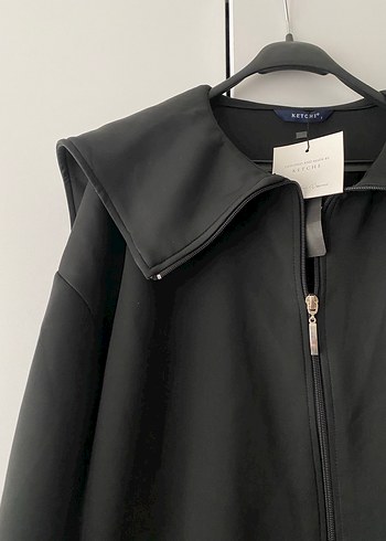 Ketche Markalı Etiketli Siyah Spor Takım - Görsel 5