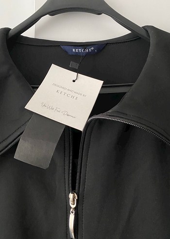 Ketche Markalı Etiketli Siyah Spor Takım - Görsel 4