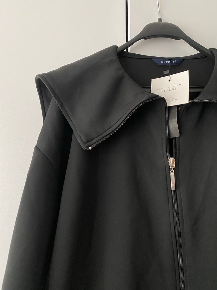 Ketche Markalı Etiketli Siyah Spor Takım - Görsel 5