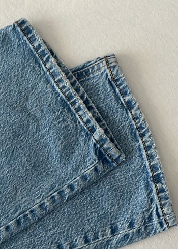 Stradivarius Gri Mavi Regular Fit Kadın Denim Jean