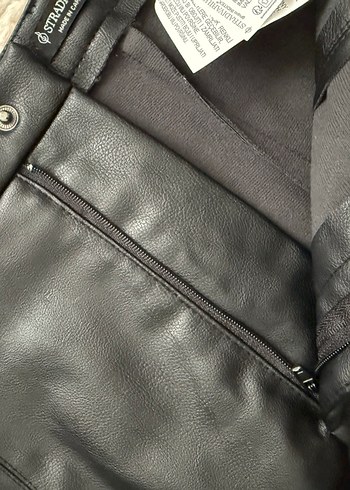 Suni deri şort - Görsel 6