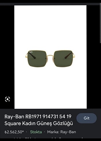 Ray Ban Rayban Güneş Gözlüğü 