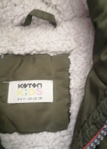 Kapüşonlu, Kürklü Kamuflaj Erkek Çocuk Mont - Görsel 4