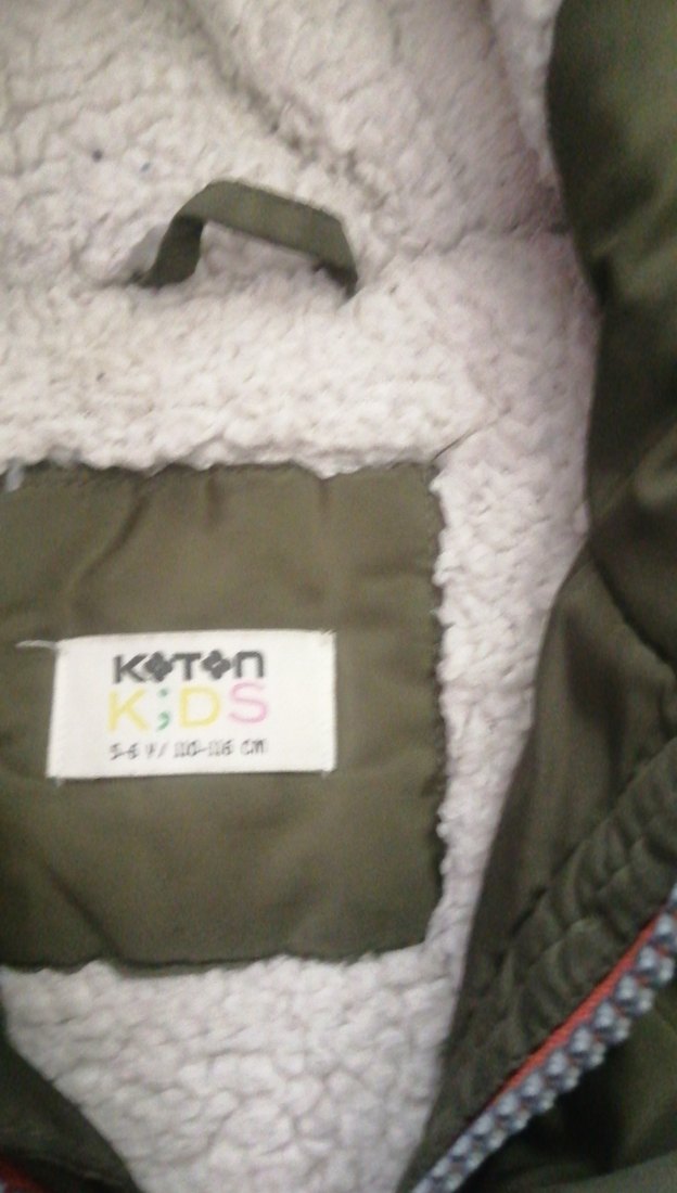 Kapüşonlu, Kürklü Kamuflaj Erkek Çocuk Mont - Görsel 4