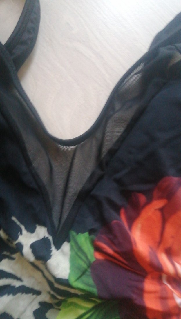 Çiçek ve Leopar Desenli Mini Mayo - Görsel 5