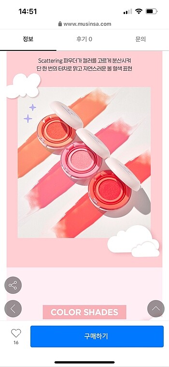 Beden Renk The Face Shop Moisture Cushion Blush 02