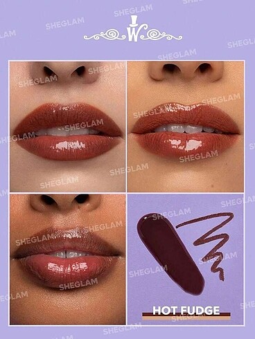 Beden Sheglam Willy Wonka Cocoa Kiss Lip Duo