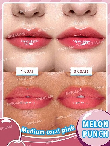 Beden beyaz Renk Sheglam Hello Kitty Poolside Lip Glaze