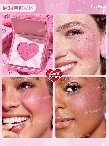 Beden Renk Sheglam X Care Bears Cuddle Time Blush