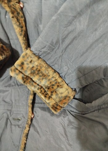 Diğer Kahverengi Kürklü Kadın Kışlık Ceket