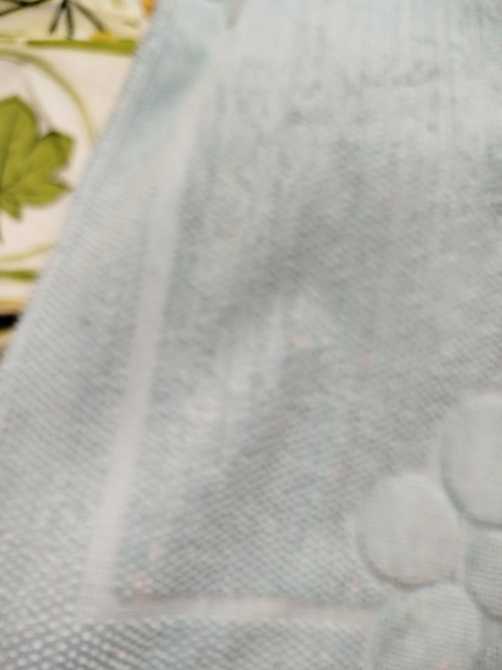 Mavi Nakışlı Pastel Banyo Paspası - Görsel 4