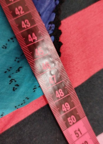 Boncuk Detaylı Renkli Bağlama Desenli Tunik şile bezi - Görsel 5