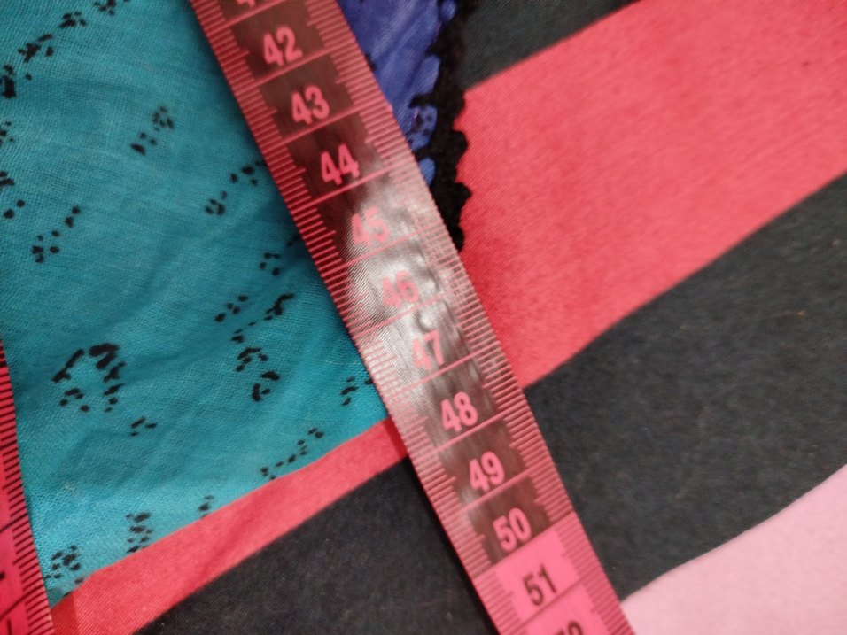 Boncuk Detaylı Renkli Bağlama Desenli Tunik şile bezi - Görsel 5