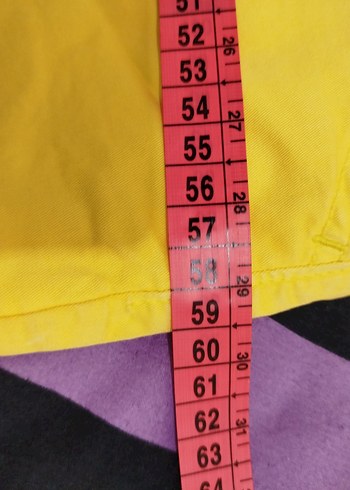 Sarı Mini bayan Şort ölçüleri vardır - Görsel 6