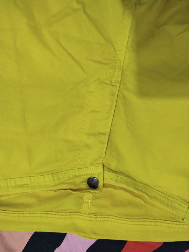 Sarı Mini bayan Şort ölçüleri vardır - Görsel 4