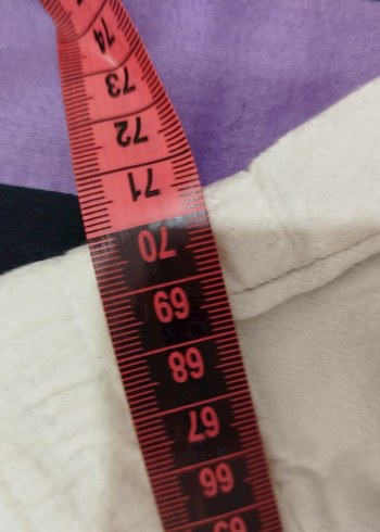 Beyaz Keten Mini Rahat Kesim Şort ölçüleri vardır - Görsel 5