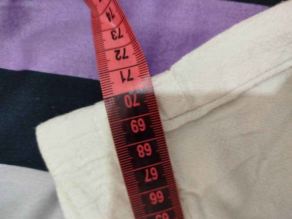 Beyaz Keten Mini Rahat Kesim Şort ölçüleri vardır - Görsel 5