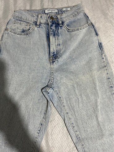 xs Beden mavi Renk Mom jean