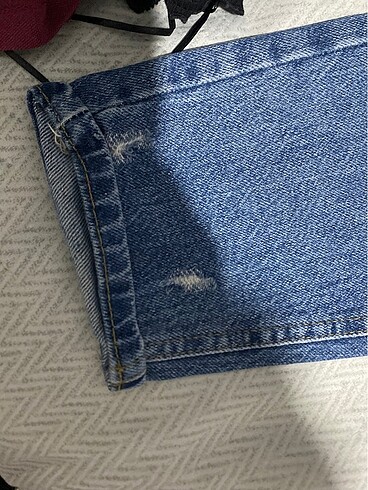 27 Beden mavi Renk Mom jean