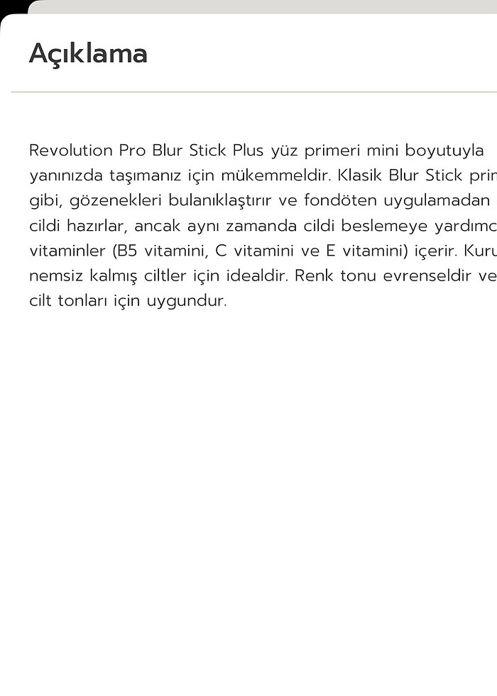 Revolution pro blur stick - Görsel 3