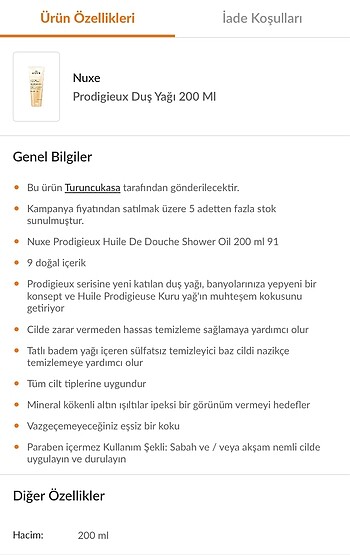 Nuxe Nuxe duş yağı
