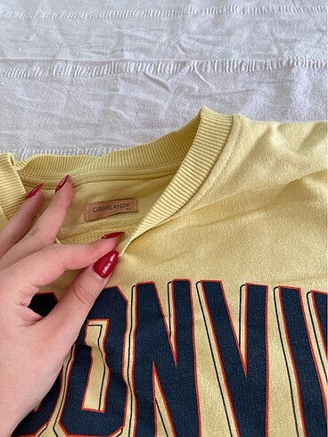 xl Beden sarı Renk Sweatshirt grimelange