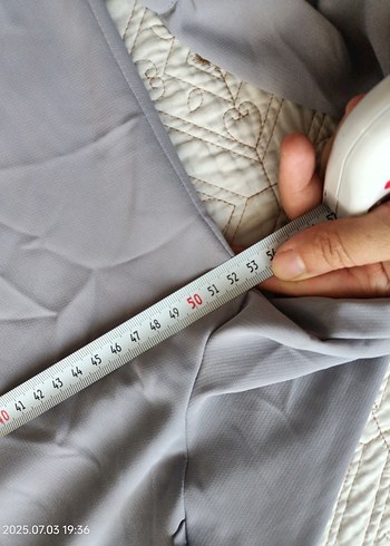 Gri Uzun Kollu Kadın tunik - Görsel 6