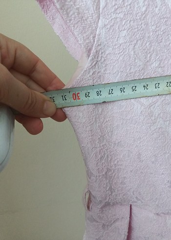 5 Yaş Beden pembe Renk Kız Çocuk Pileli Pudra Elbise