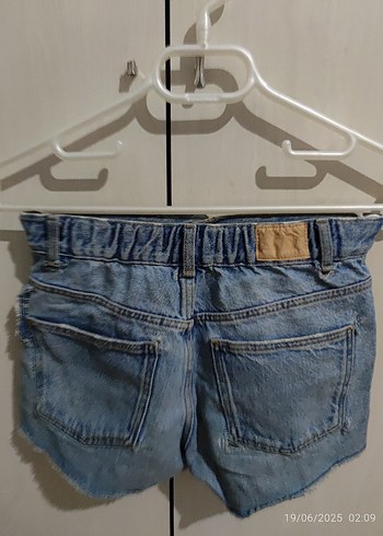 Zara Kadın Mavi Mini Kot Şort