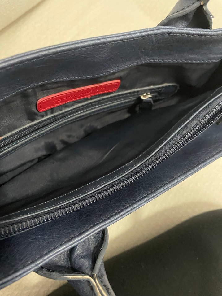 Gri Desenli Fermuarlı Kadın Çanta - Görsel 4