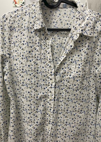 Parisian Desenli Gri Uzun Kollu Gömlek - Görsel 2