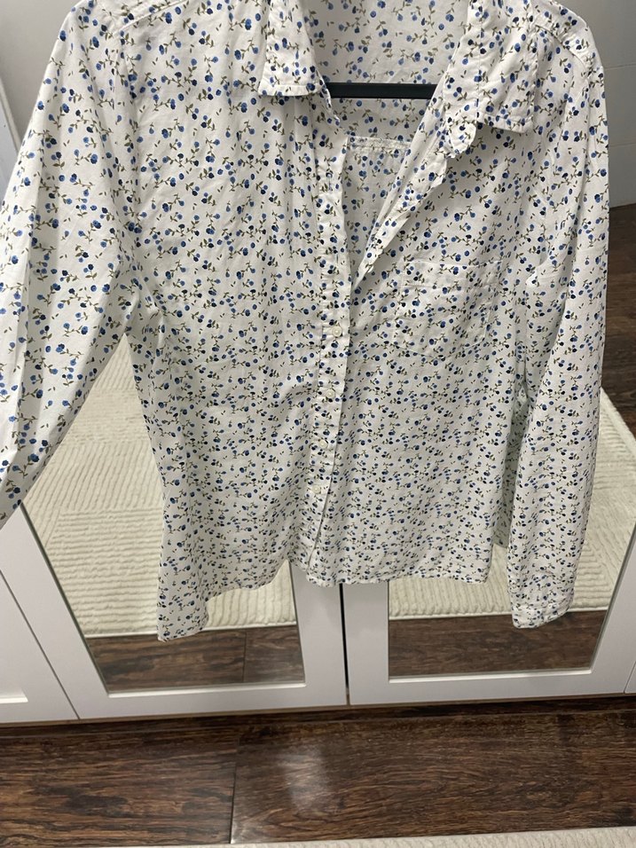 Parisian Desenli Gri Uzun Kollu Gömlek - Görsel 3