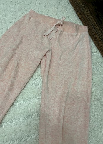 Pembe Rahat Kesim Kadın Eşofman Altı - Görsel 2