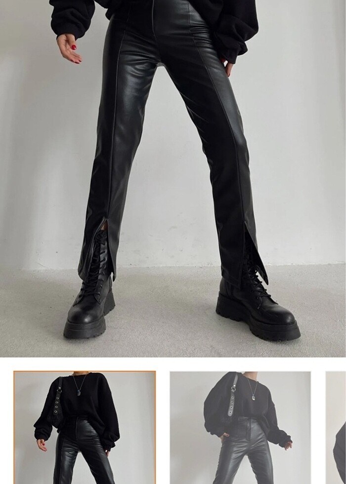 Deri pantolon - Görsel 3