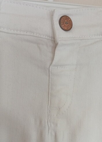 9-12 Ay Beden beyaz Renk Bebek pantolon