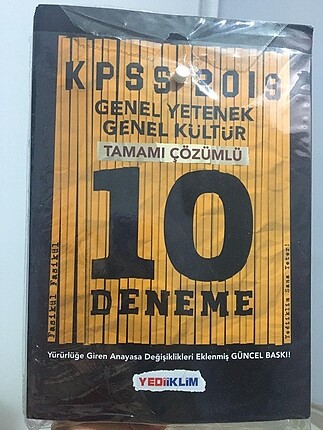 Kpss çözümlü deneme seti