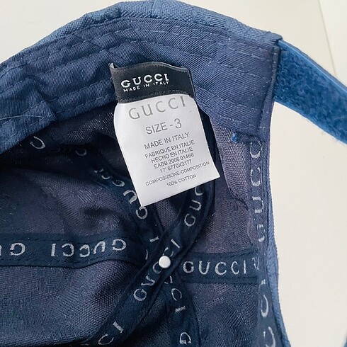 8-12 Yaş, 23 cm Beden Gucci şapka